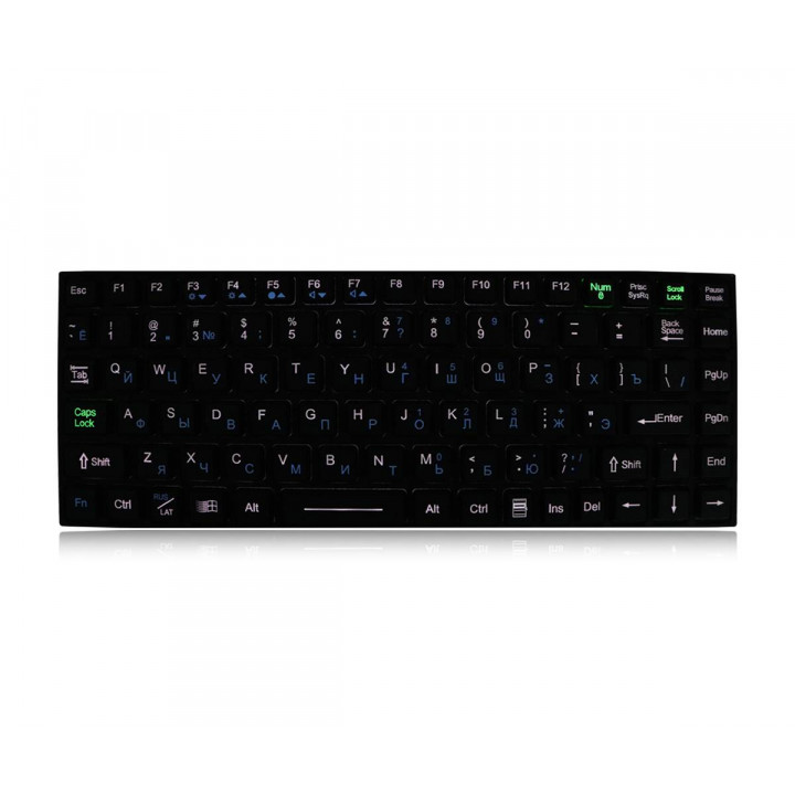 Промышленная клавиатура Key Technology K-TEK-M284-FN-BL-IL-OEM-US/RU-USB (встраиваемая, силиконовая, IP65, USB) Промышленная клавиатура Key Technology K-TEK-M284-FN-BL-IL-OEM-US/RU-USB (встраиваемая, силиконовая, IP65, USB)