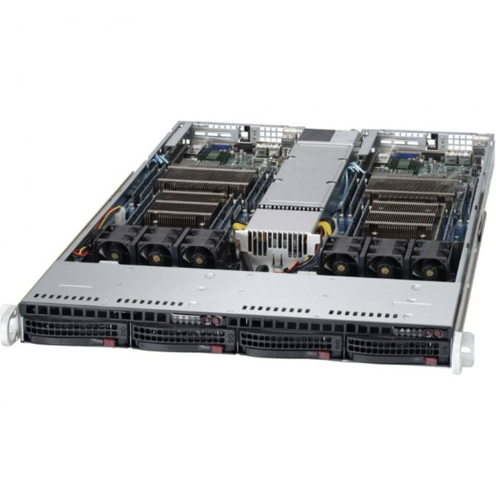 Серверная платформа Supermicro SYS-6018TR-T (Two Node, Dual LGA2011-3, 4xHotSwap 3.5, 1000W)