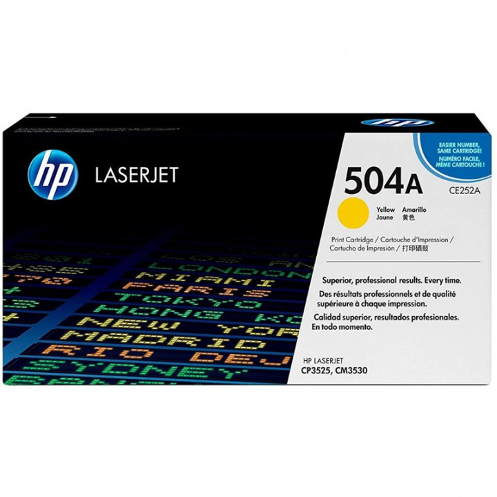 Тонер-картридж HP CE252A (CLJ CM3530/CP3525, желтый, 7000 стр.) Тонер-картридж HP CE252A (CLJ CM3530/CP3525, желтый, 7000 стр.)