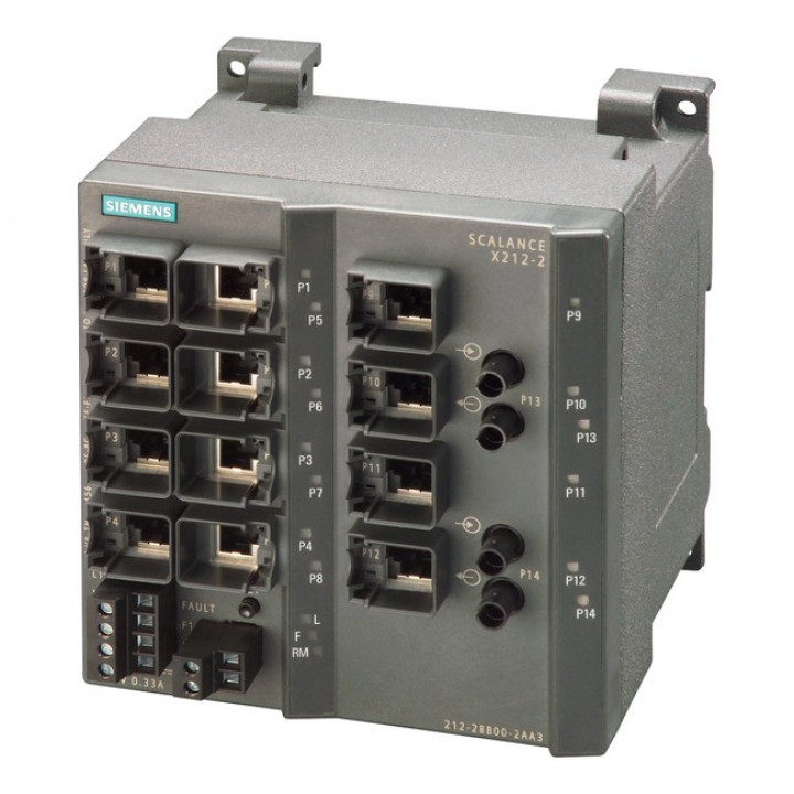 Управляемый коммутатор Siemens Simatic 6GK5212-2BB00-2AA3 (SCALANCE X212-2, 12xRJ45) Управляемый коммутатор Siemens Simatic 6GK5212-2BB00-2AA3 (SCALANCE X212-2, 12xRJ45)