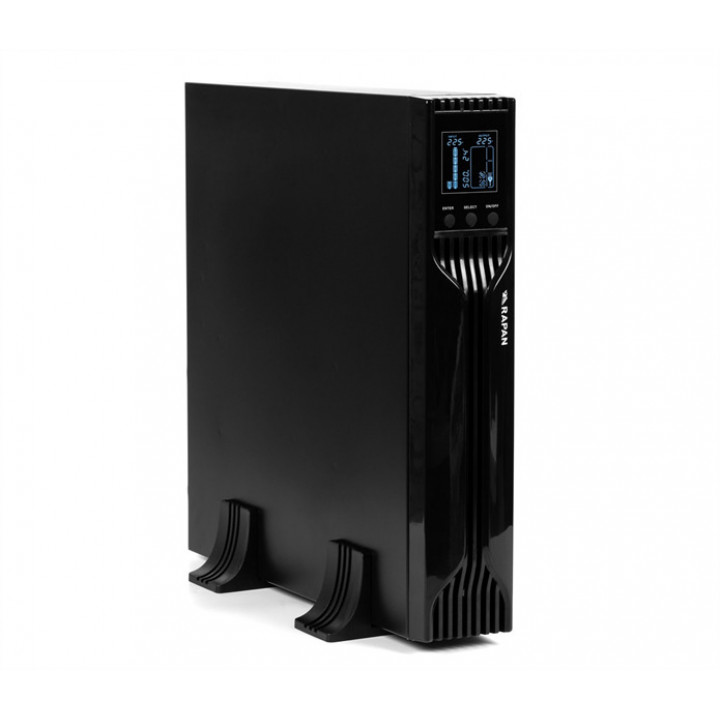 Источник бесперебойного питания Бастион RAPAN-UPS 1000 RACK+2x9Ah исп.E (1000ВА/700Вт, 2U, АКБ 9Ачх2)