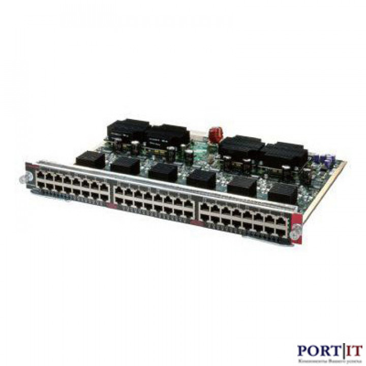 Модуль Cisco WS-X4548-RJ45V+ (48 портов 1000Base-T, PoE)