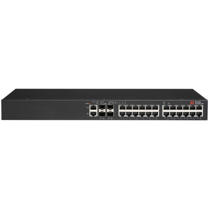 Коммутатор Brocade ICX6450-24-A (24 порта 1 GbE, 2 SFP+, TAA)