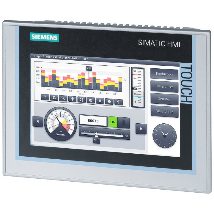 Панель оператора Siemens Simatic 6AV2124-0GC01-0AX0 (7" TFT, PROFINET, WinCC Comfort)