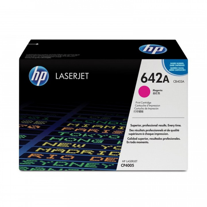 Тонер-картридж HP CB403A (642A, пурпурный, 7500 стр.) Тонер-картридж HP CB403A (642A, пурпурный, 7500 стр.)