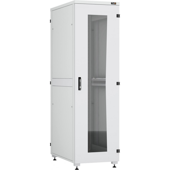 Шкаф TLK TFI-426010-GHMH-R-GY (напольный, 42U, стеклянная дверь, 600x2042x1000 мм, серый) Шкаф TLK TFI-426010-GHMH-R-GY (напольный, 42U, стеклянная дверь, 600x2042x1000 мм, серый)