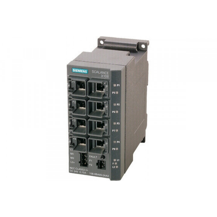 Неуправляемый коммутатор Siemens 6GK5108-0BA00-2AA3 (8xRJ45 10/100 Мбит/с, резервированное питание) Неуправляемый коммутатор Siemens 6GK5108-0BA00-2AA3 (8xRJ45 10/100 Мбит/с, резервированное питание)