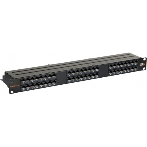 Коммутационная панель NIKOMAX NMC-RP48UE2-1U-BK (19