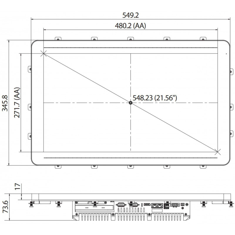Панельный компьютер NEXCOM IPPC2111-C11