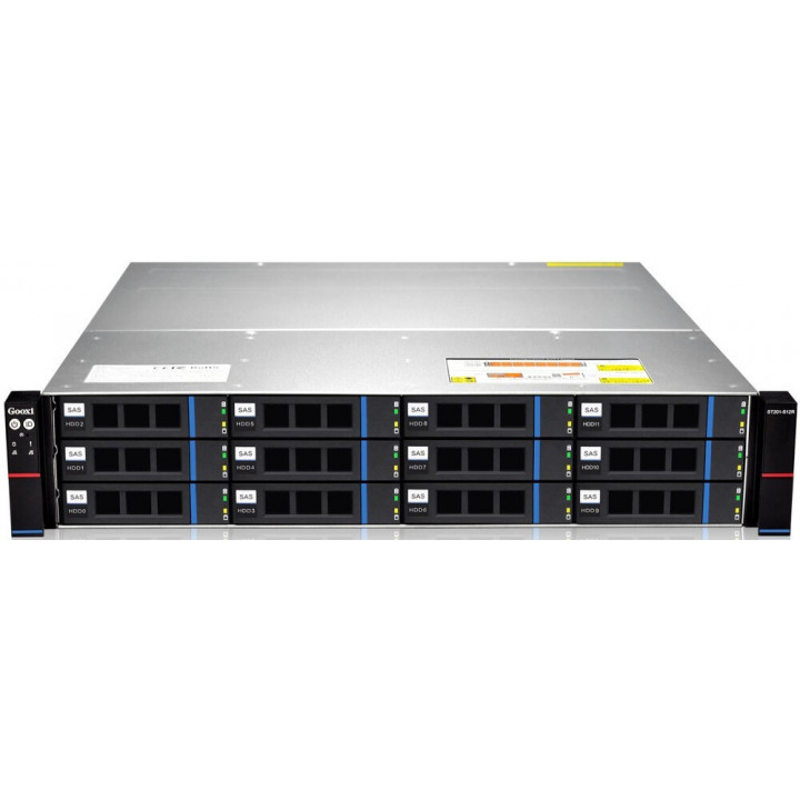 Серверный корпус Gooxi ST201-S12REJ (дисковая полка 2U, JBOD, 12x3.5/2.5, SAS)