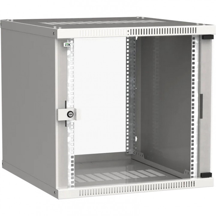 Настенный шкаф ITK LWE3-09U64-GF (9U, 600x450 мм, дверь стекло, серый) Настенный шкаф ITK LWE3-09U64-GF (9U, 600x450 мм, дверь стекло, серый)