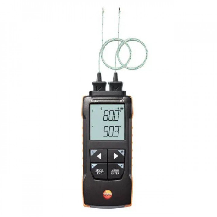Термометр Testo 922 (2 канала, тип K, Bluetooth) Термометр Testo 922 (2 канала, тип K, Bluetooth)