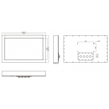 Панельный компьютер Winmate W22IB3S-65A3/PAT-128GB