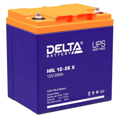 Аккумуляторная батарея Delta HRL 12-26 X