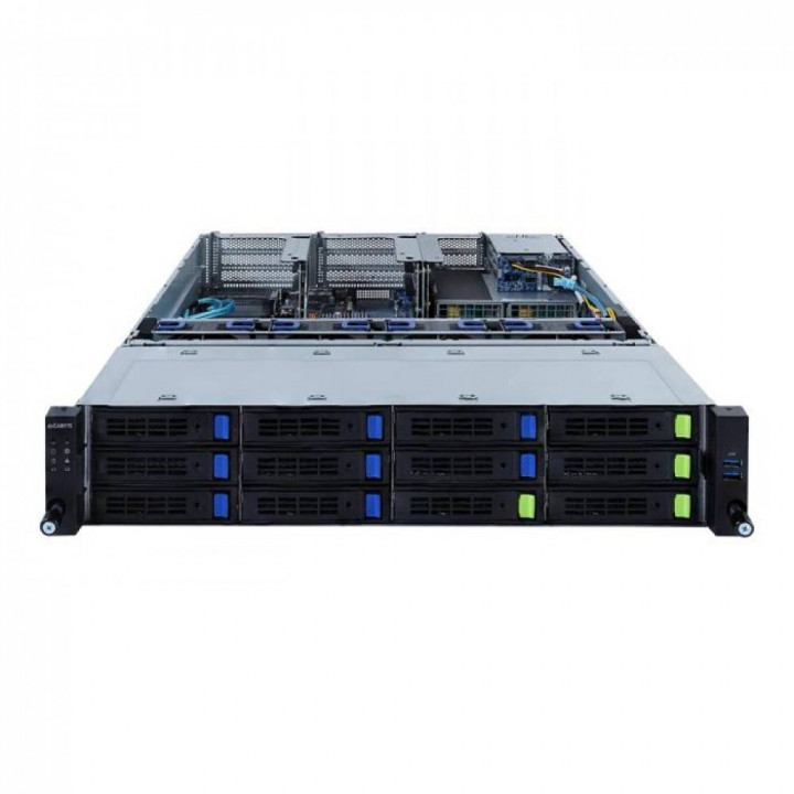Серверная платформа GIGABYTE 6NR2823C1MR-00-101 (2U, 2x LGA4189, 32x DDR4, 12x 3.5")