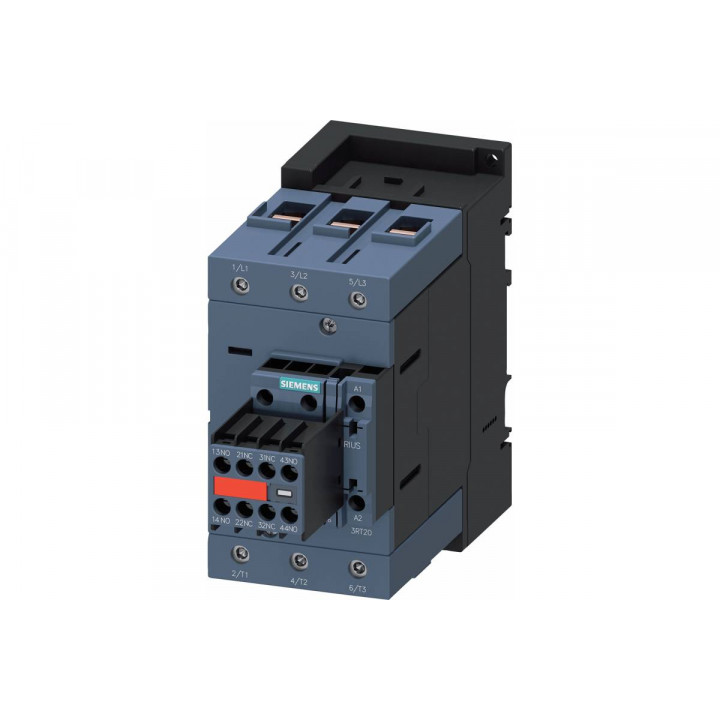 Контактор Siemens 3RT2047-1AP04-3MA0 (3-полюсный, 55 кВт, AC-3/400В, 2НО+2НЗ, 230В AC) Контактор Siemens 3RT2047-1AP04-3MA0 (3-полюсный, 55 кВт, AC-3/400В, 2НО+2НЗ, 230В AC)