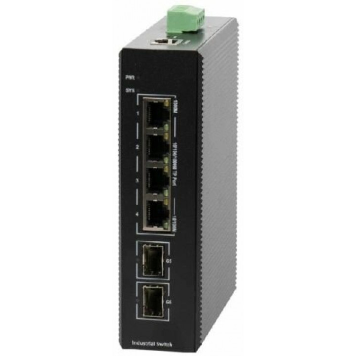 Коммутатор BDCOM IES200-V25-2S4P (Managed industrial, 2 SFP, 4 POE, -40~75°C) Коммутатор BDCOM IES200-V25-2S4P (Managed industrial, 2 SFP, 4 POE, -40~75°C)