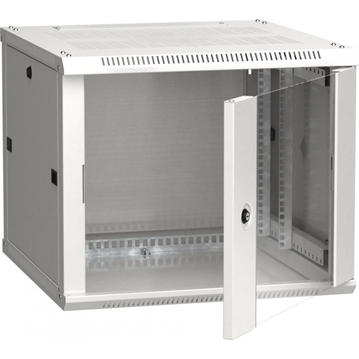 Шкаф ITK LWR3-06U66-GF (6U, 600x600 мм, дверь стекло, RAL7035)