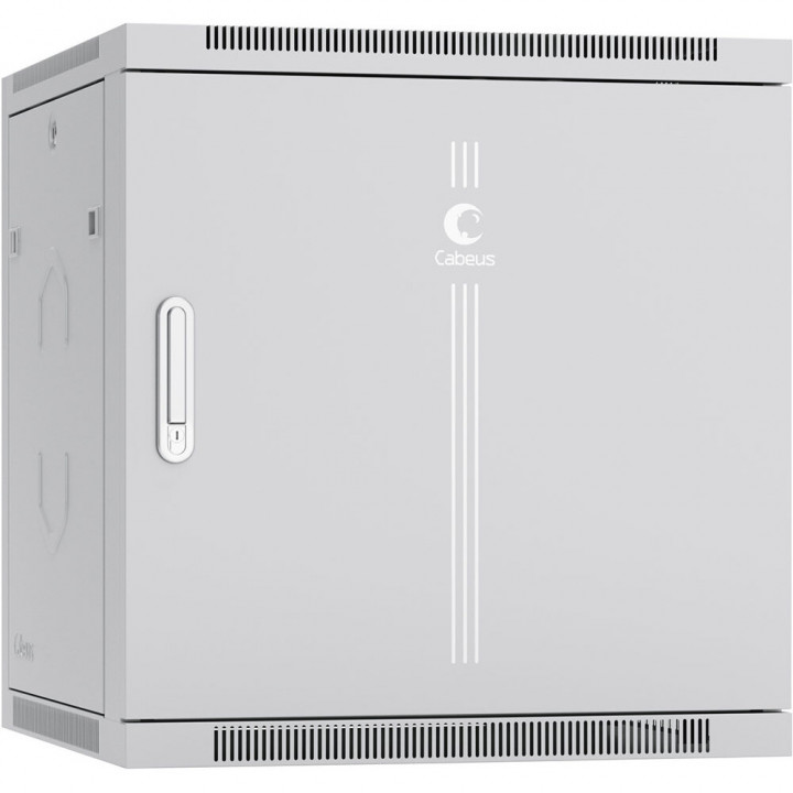 Шкаф телекоммуникационный Cabeus SH-05F-12U60/60m-R (19" настенный 12U 600x600x635мм, дверь металл)