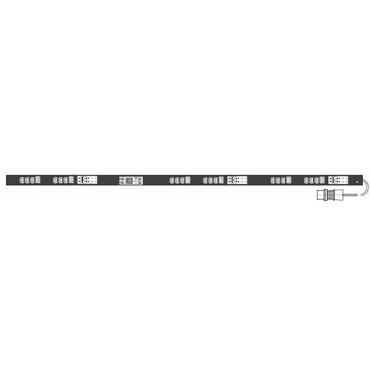 Устройство распределения электропитания Exagate PWG2-9332-318-96-TIP (32A Three Phase, 24x IEC, Outlet Metering)