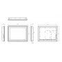 Медицинский панельный компьютер Axiomtek MPC152-845 DC (15" XGA, Intel Celeron N3050, 8 Гб, 9-36 В DC)