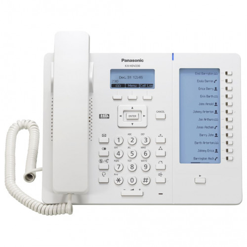 Проводной SIP-телефон Panasonic KX-HDV230RU (2.3