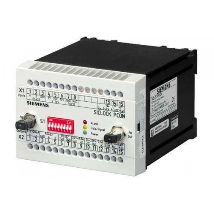 Устройство синхронизации времени Siemens 2XV9450-1AR63-1SA3 (Siclock Pcon 24-230V AC/DC, импульсный конвертер с оптическим разъёмом мультимод)