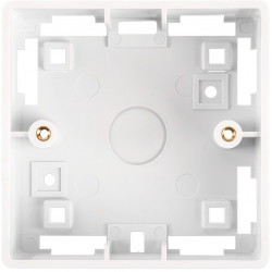 Коробка настенная NIKOMAX, под лицевые панели и розетки формата 86х86 мм, NMC-BB86X86-WT Коробка настенная NIKOMAX, под лицевые панели и розетки формата 86х86 мм, NMC-BB86X86-WT