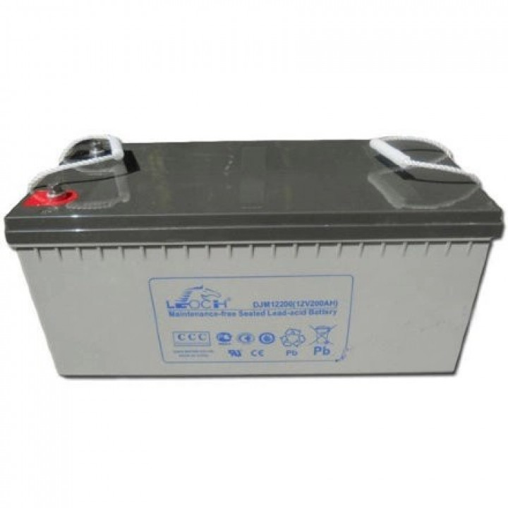 Аккумулятор Leoch DJM12200 (12В 200Ач 522x240x224мм 65кг)