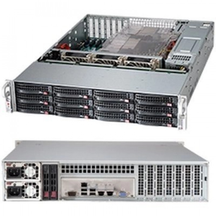 Серверный корпус Supermicro CSE-826BE1C-R920WB (2U, 2x920W, 12x3.5"HDD, SAS3, WIO) Серверный корпус Supermicro CSE-826BE1C-R920WB (2U, 2x920W, 12x3.5"HDD, SAS3, WIO)