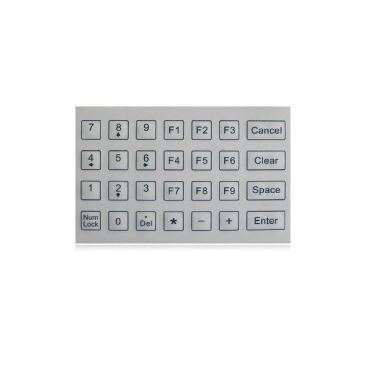 Промышленная клавиатура Key Technology K-TEK-D159KP-28-USB (встраиваемая, 28 клавиш, IP65, USB)