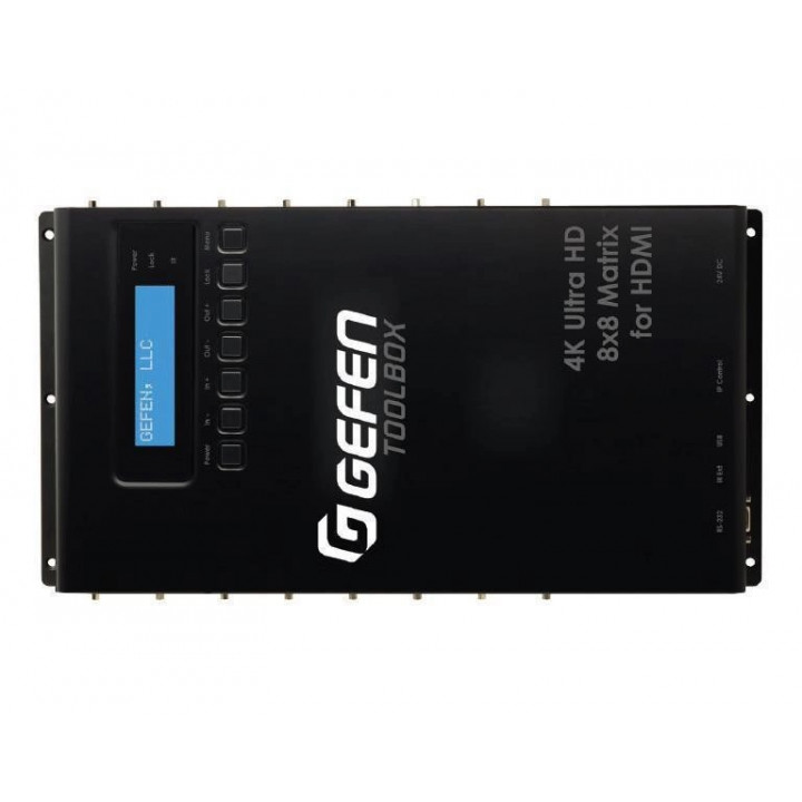 Коммутатор Gefen GTB-HD4K2K-848-BLK (матричный 8x8 HDMI, 4K/60, 3D, Syner-G)