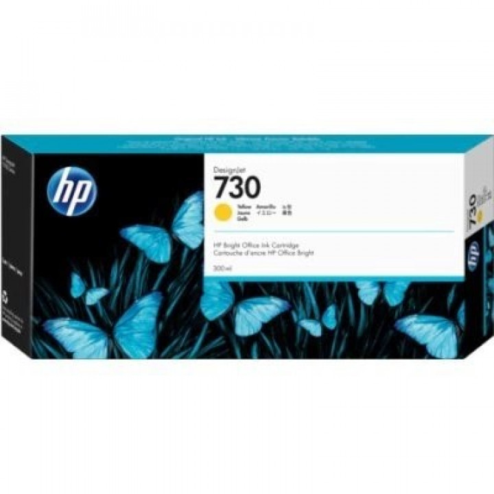 Картридж HP P2V70A (Cartridge 730, желтый, 300 мл, для DesignJet T1700)