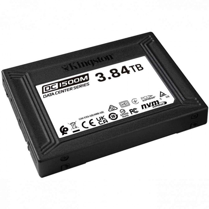 Накопитель SSD Kingston SEDC1500M/3840G (3.84TB, U.2 NVMe, R3100/W2700MB/s)