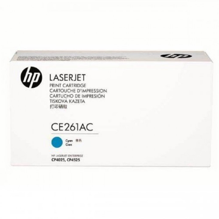 Картридж HP CE261AC (648A Cyan, 11000 стр., для CLJ CP4025/4525 Contract)