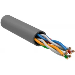 Кабель витая пара UTP кат.5e ITK LC1-C5E04-121-T-P-R