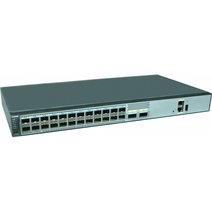 Коммутатор Huawei S6720S-26Q-LI-24S-AC (24x10GE SFP+, 2x40GE QSFP+, AC)