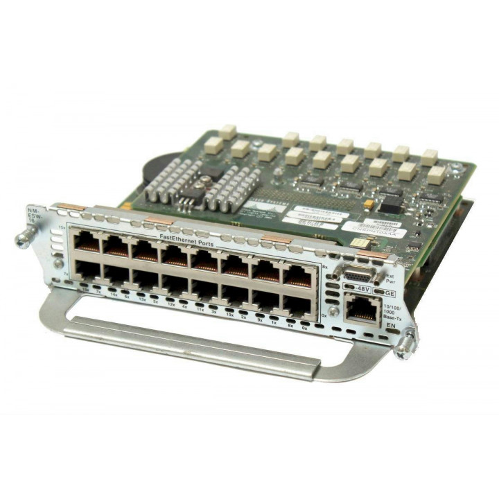 Модуль Cisco NM-16ESW-PWR-1GIG (16x10/100 PoE, 1x1000BaseTX)