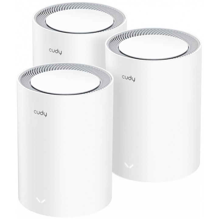 Mesh система Cudy M3600(3-Pack) (Wi-Fi 7, BE3600, 3-Pack, Dual Band, Gigabit порты)