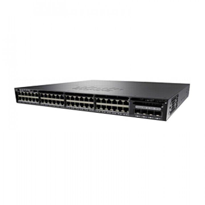 Коммутатор Cisco WS-C3650-48TS-S (48 портов 1G, 4x1G Uplink, PoE, IP Base)