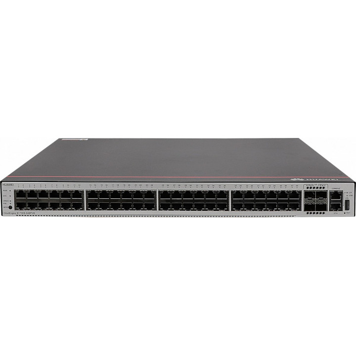 Коммутатор Huawei S1730S-S48P4S-A1 (48x10/100/1000BASE-T, 4xGE SFP, PoE+, AC power)