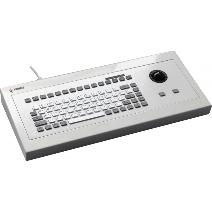 Промышленная клавиатура Ниеншанц-Автоматика FRONT Key 405TB-DT [G-BL-USB] (настольная, с тачпадом и трекболом, USB, серый)
