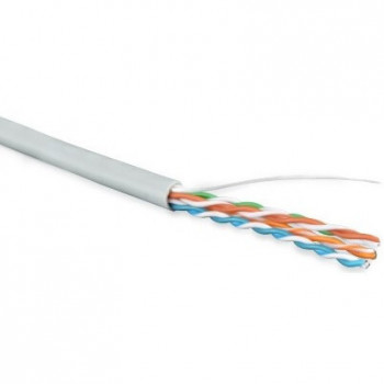 Кабель витая пара Hyperline UUTP4R-C5E-S24-IN-LSZH-GY-305, 305м