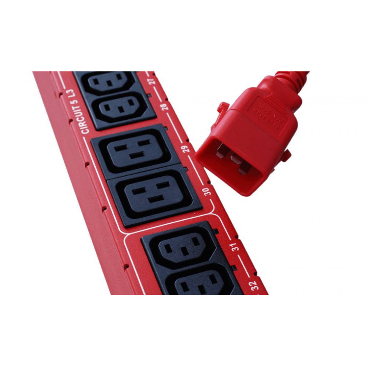 Комплект кабелей Raritan SLC20C19-2.5MK1-6PK (SecureLock, 2.5M, red, 16AWG, IEC C-19/C-20) Комплект кабелей Raritan SLC20C19-2.5MK1-6PK (SecureLock, 2.5M, red, 16AWG, IEC C-19/C-20)