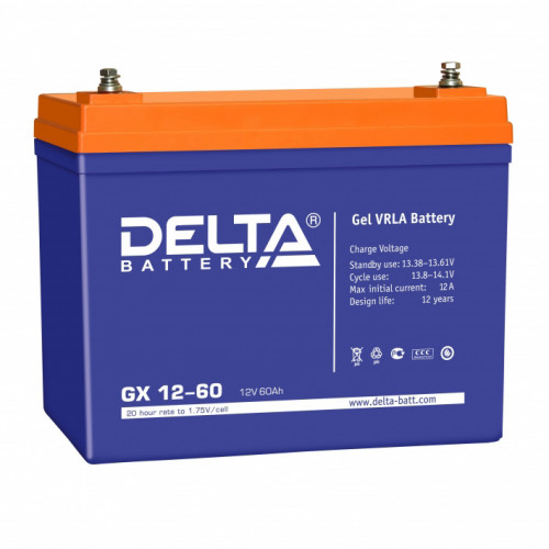 Аккумуляторная батарея Delta GX 12-60