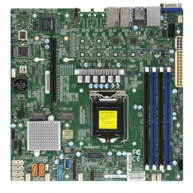 Материнская плата mATX Supermicro MBD-X11SCM-F-O