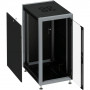 Шкаф коммутационный SYSMATRIX SL 6642.912 (напольный 22U 600x600мм, стеклянная дверь, черный, 800кг)