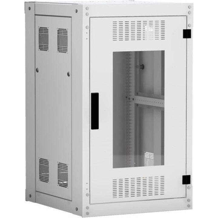 Шкаф NETLAN EC-FZ-186060-GMM-GY (19", 18U, 600x930x600 мм, стеклянная дверь) Шкаф NETLAN EC-FZ-186060-GMM-GY (19", 18U, 600x930x600 мм, стеклянная дверь)
