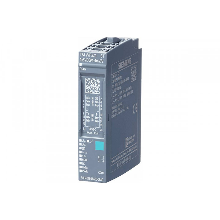 Весовой модуль Siemens 7MH4138-6AA00-0BA0 (SiWAREX WP321, для тензодатчиков) Весовой модуль Siemens 7MH4138-6AA00-0BA0 (SiWAREX WP321, для тензодатчиков)
