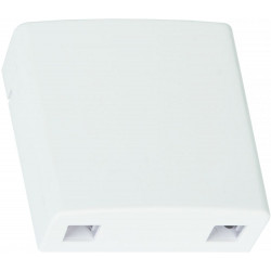 Корпус оптической розетки NIKOMAX NMF-WO2-BLANK-CS-WT
